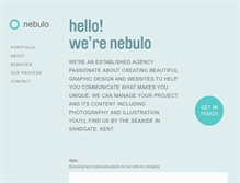 Tablet Screenshot of nebulodesign.com